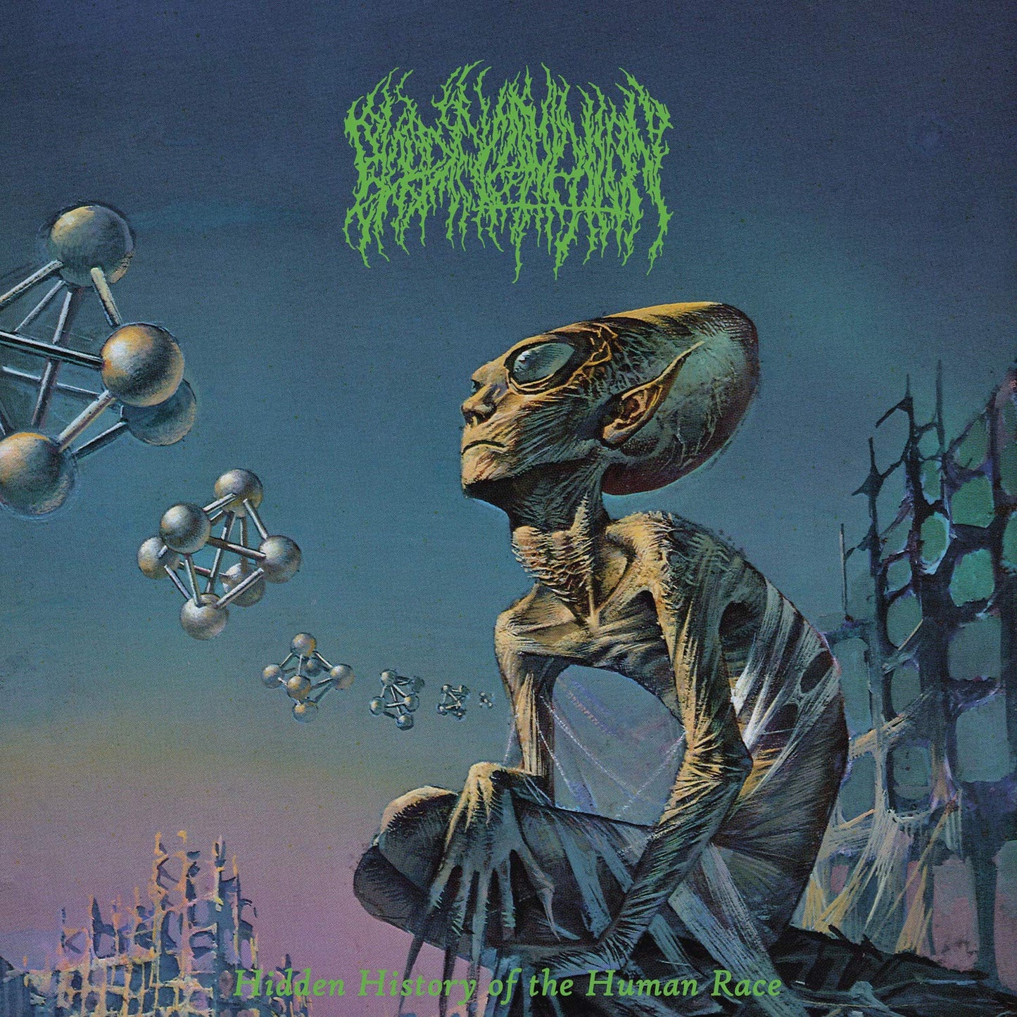 Vinilo Blood Incantation Hidden History Of The Human Race LP de color Supersonic Discos Santander