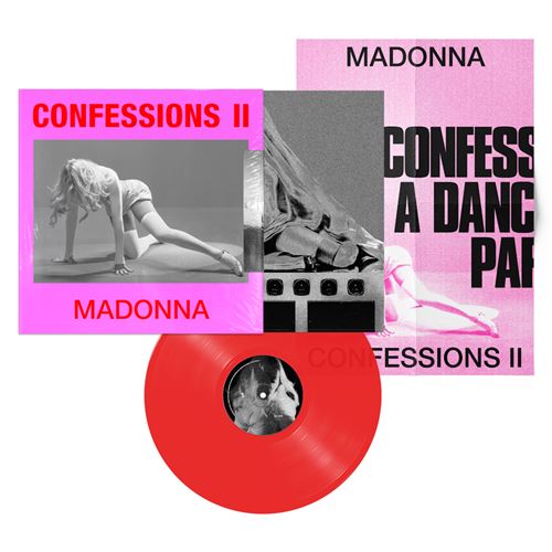 Vinilo Madonna Confessions II LP rojo + póster Supersonic Discos Santander