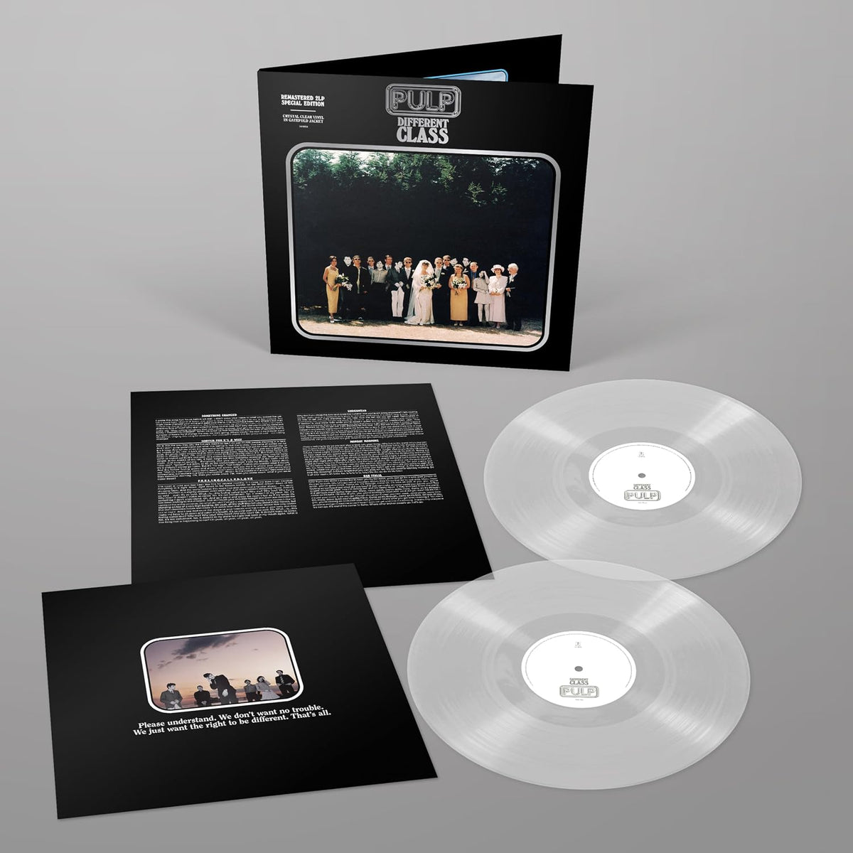 Vinilo Pulp Different Class edición especial 2LP crystal clear Supersonic Discos Santander
