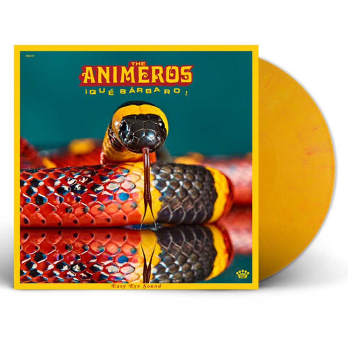 Vinilo The Animeros ¡Qué Bárbaro! LP amarillo Supersonic Discos Santander