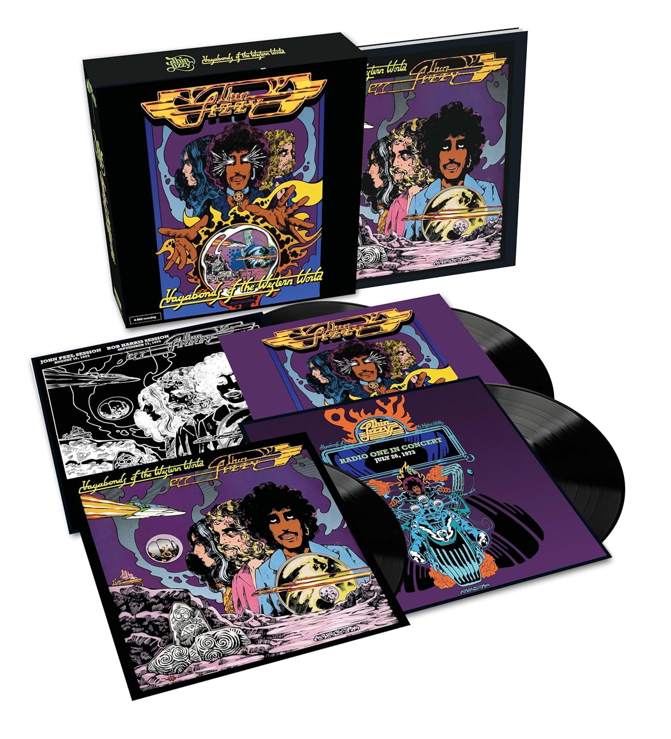 Thin Lizzy - Vagabonds Of The Western World (edición limitada 50 aniversario, caja 4LP y libro)