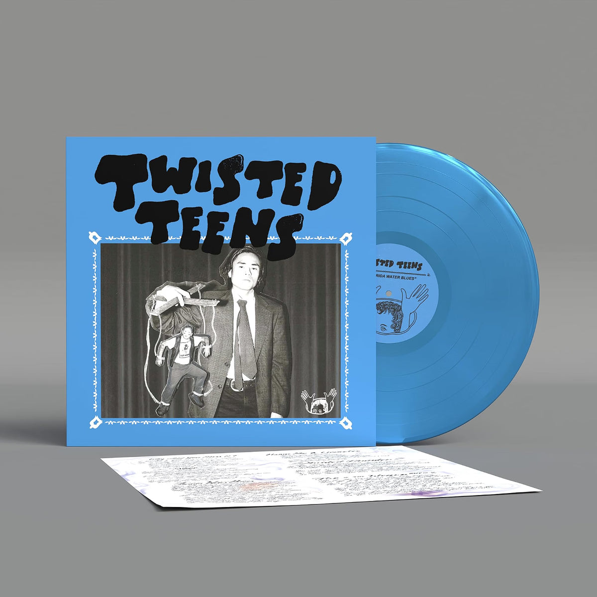 Vinilo Twisted Teens Florida Water Blues LP color sky blue Supersonic Discos Discos