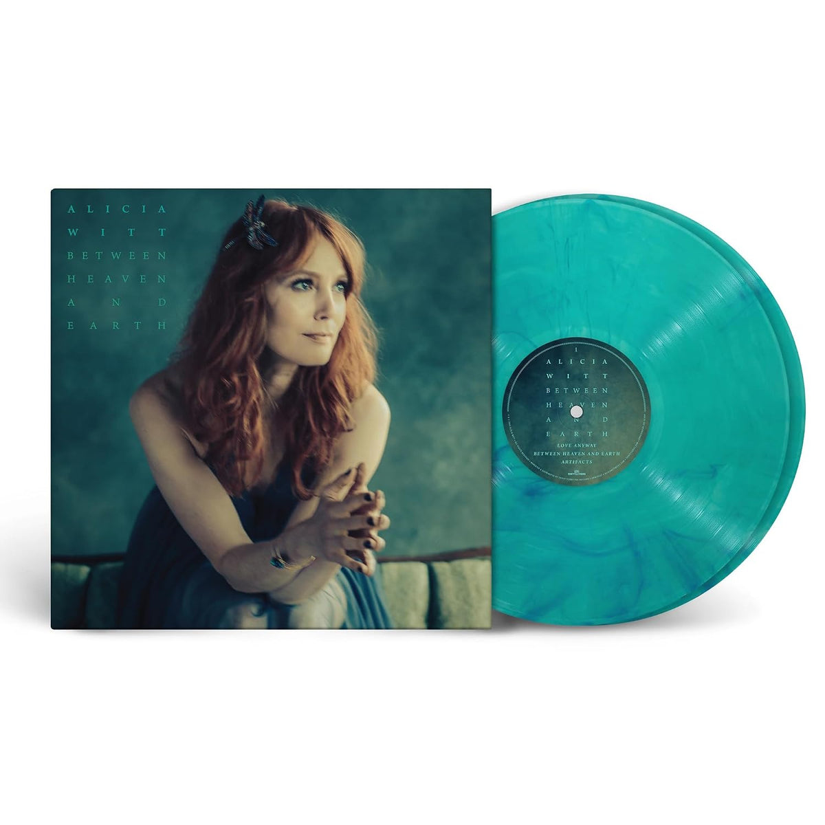 Vinilo Alicia Witt Between Heaven And Earth 2LP color sea glass Supersonic Discos Santander