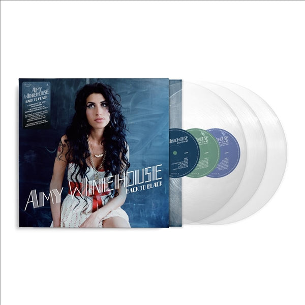 Vinilo Amy Winehouse Back To Black edición 20 aniversario 3LP transparente Supersonic Discos Santander