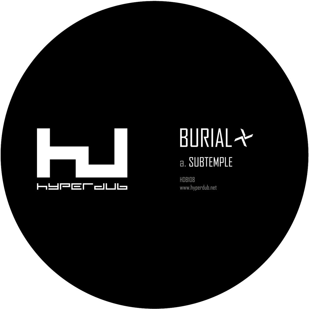 Vinilo Burial Subtemple Single 10" Supersonic Discos Santander