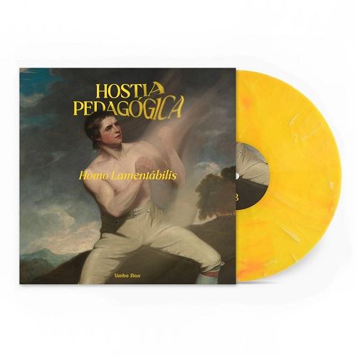 Vinilo Hostia Pedagógica Homo Lamentábilis LP amarillo Supersonic Discos Santander