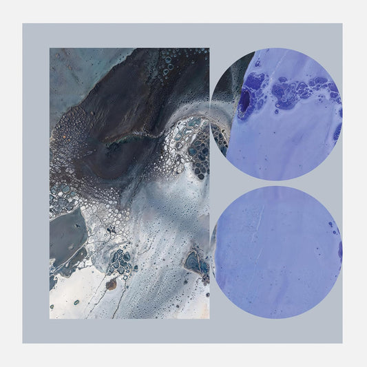 Vinilo Lusine Melting Days LP blue marble Supersonic Discos Santander