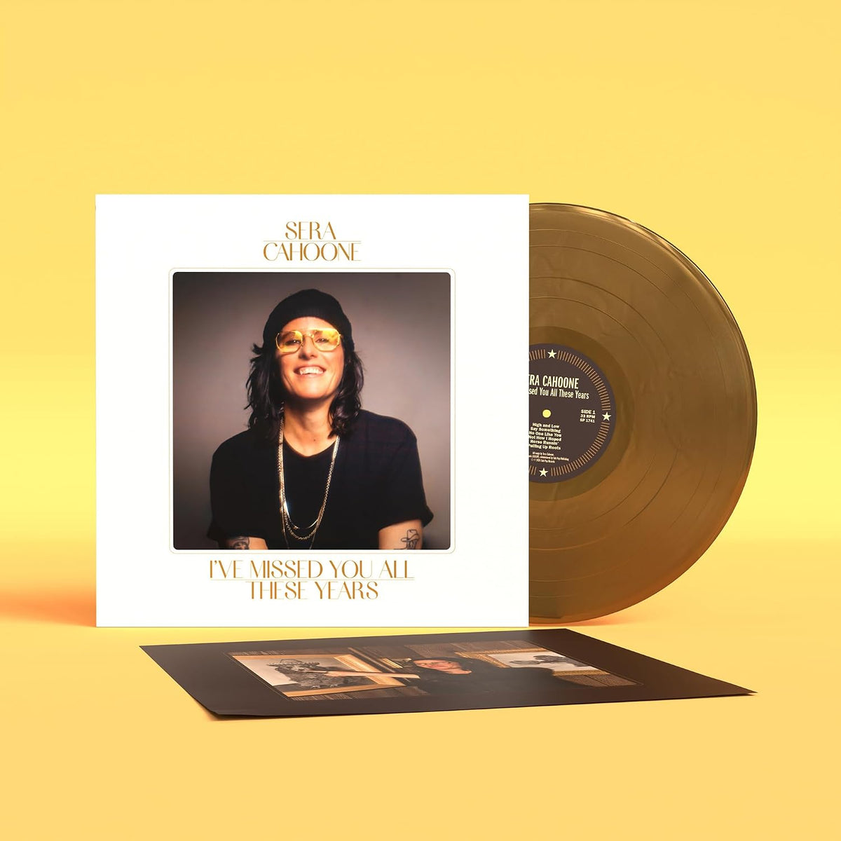 Vinilo Sera Cahoone I've Missed You All These Years LP de color oro Supersonic Discos Santander