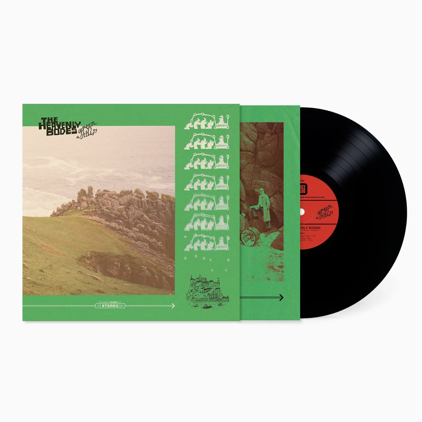 Vinilo The Heavenly Bodes Green Hills LP indies Supersonic Discos Santander
