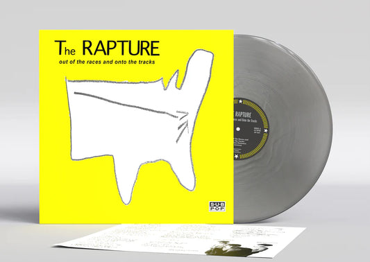 Vinilo The Rapture Out Of The Races And Onto The Tracks 25 aniversario LP de color Supersonic Discos Santander