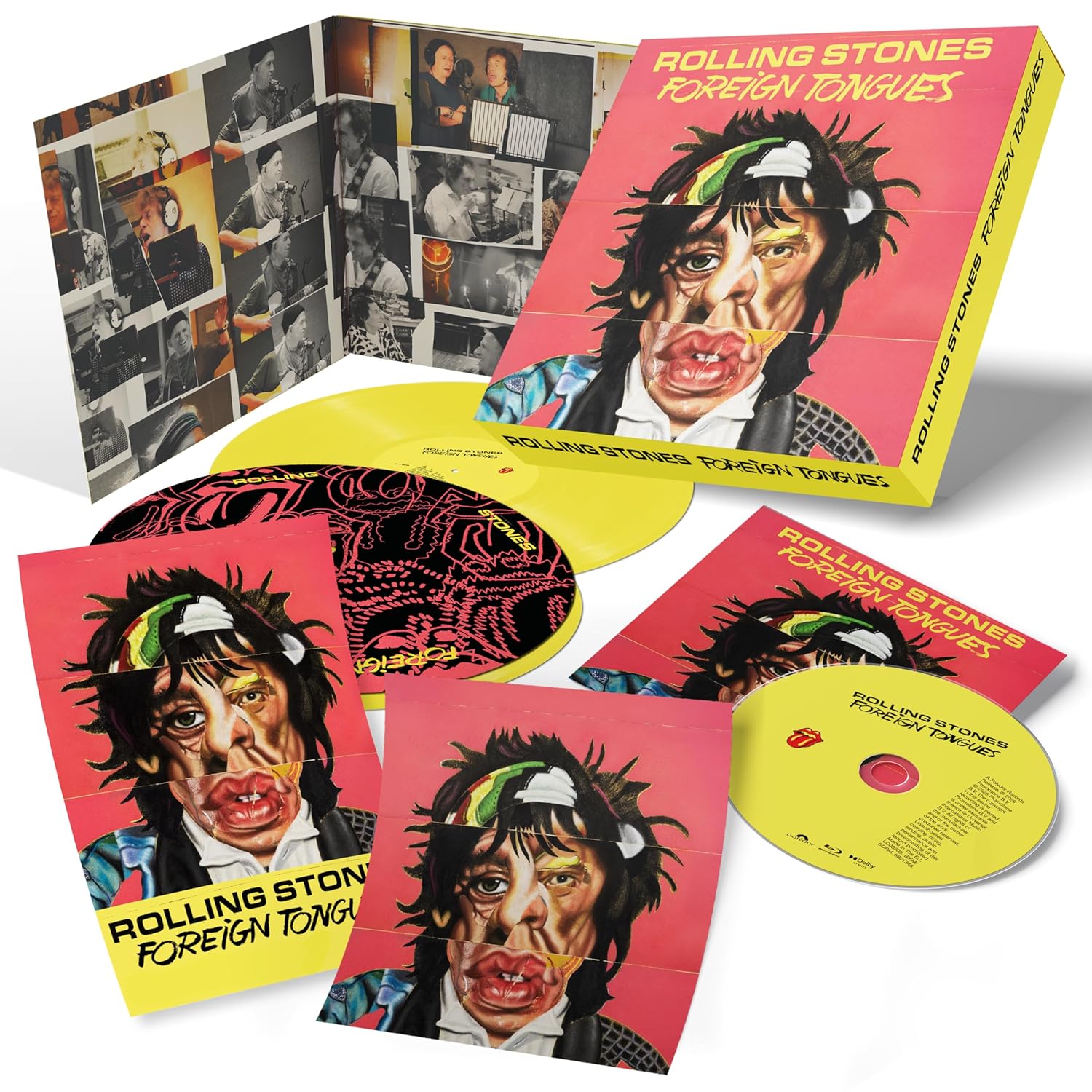 Vinilo The Rolling Stones Foreign Tongues 2LP de color + Blu-ray Boxset Supersonic Discos Santander