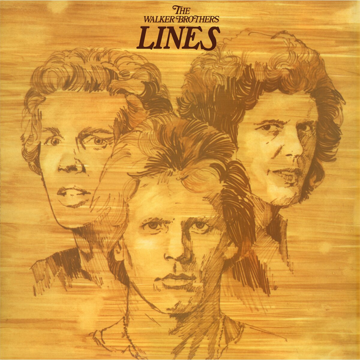 Vinilo The Walker Brothers Lines edición limitada LP de color Supersonic Discos Santander