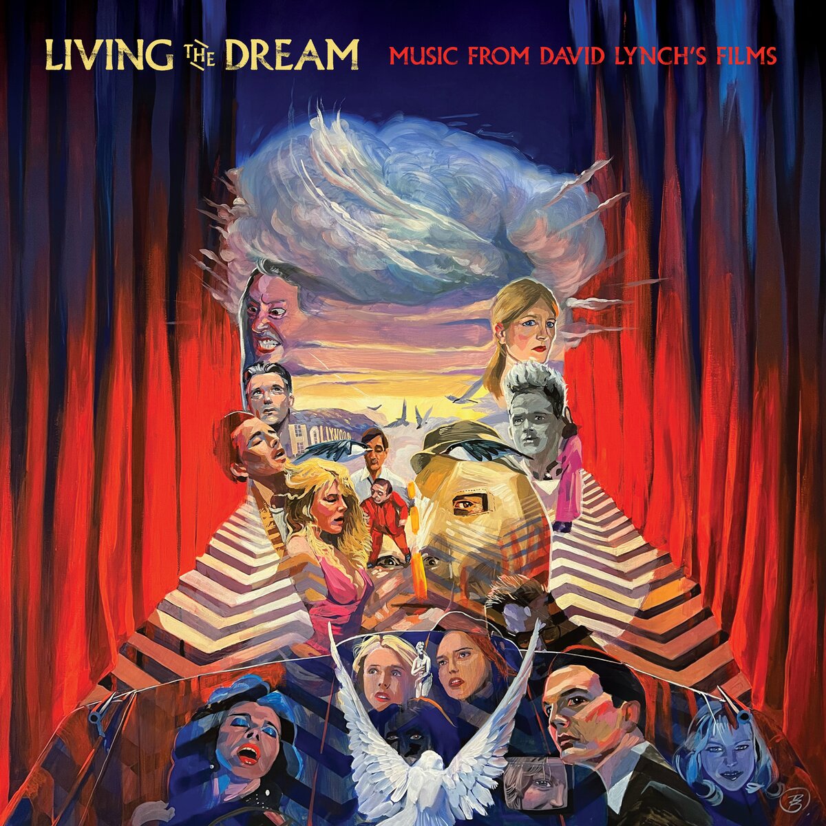 Vinilo VVAA Living The Dream Music From David Lynch's Films LP de color edición limitada Supersonic Discos Santander