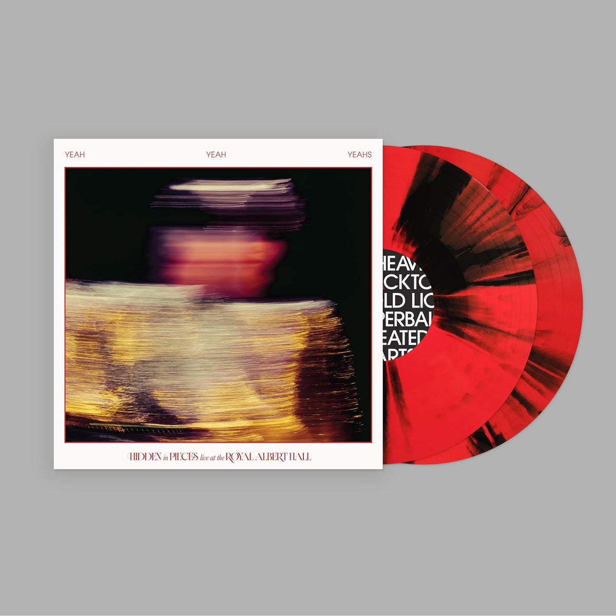 Vinilo Yeah Yeah Yeahs Hidden In Pieces: Live (At The Royal Albert Hall) 2LP Bullseye Splatter Supersonic Discos Santander